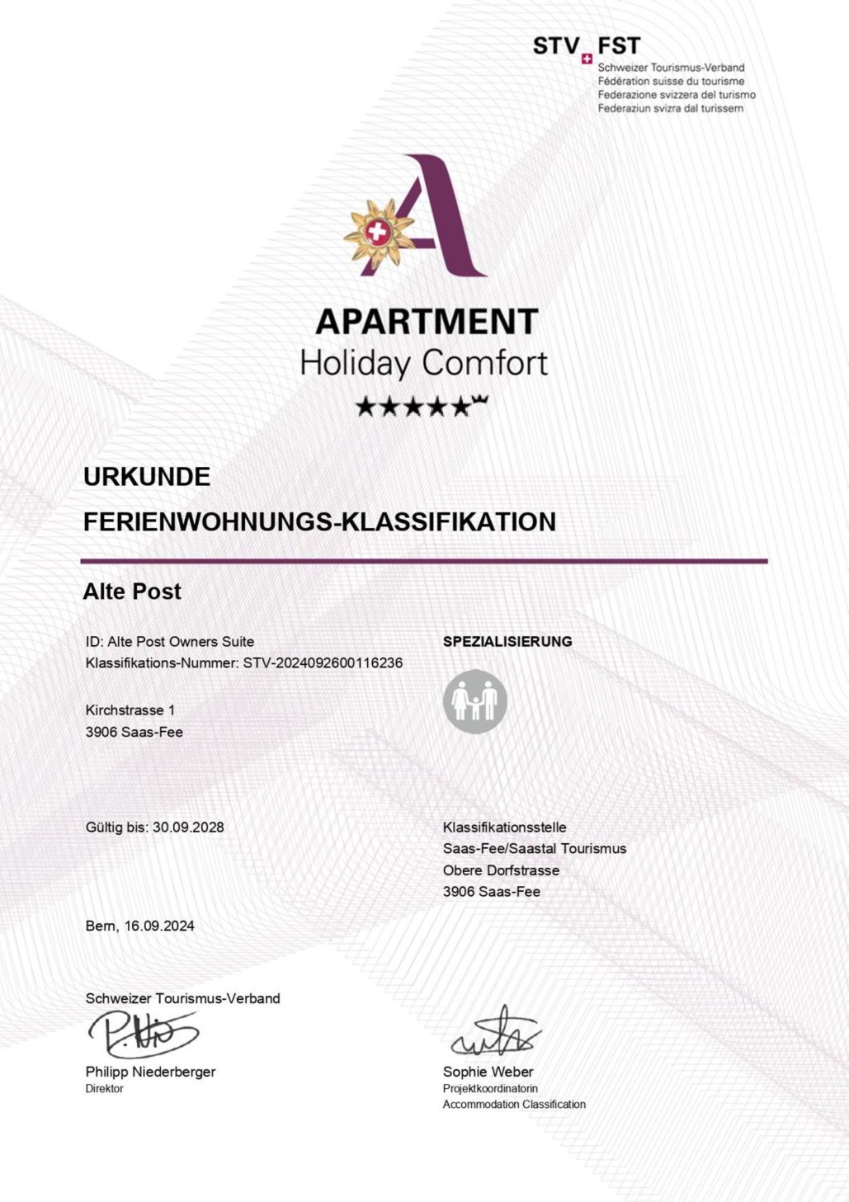 Alte Post Saas-Fee Apartment Екстериор снимка