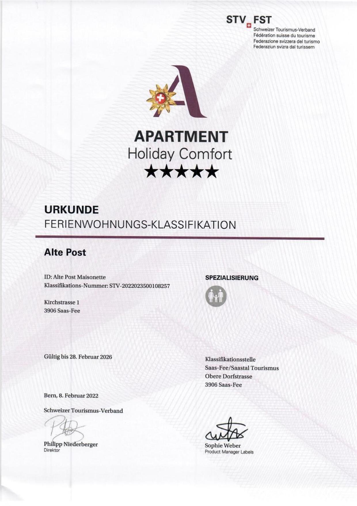 Alte Post Saas-Fee Apartment Екстериор снимка
